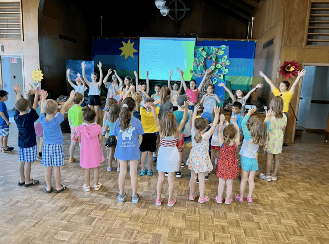 Kids at camp